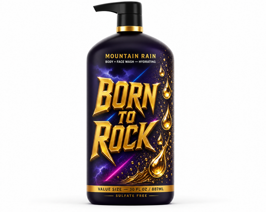 Born to Rock Body + Face Wash