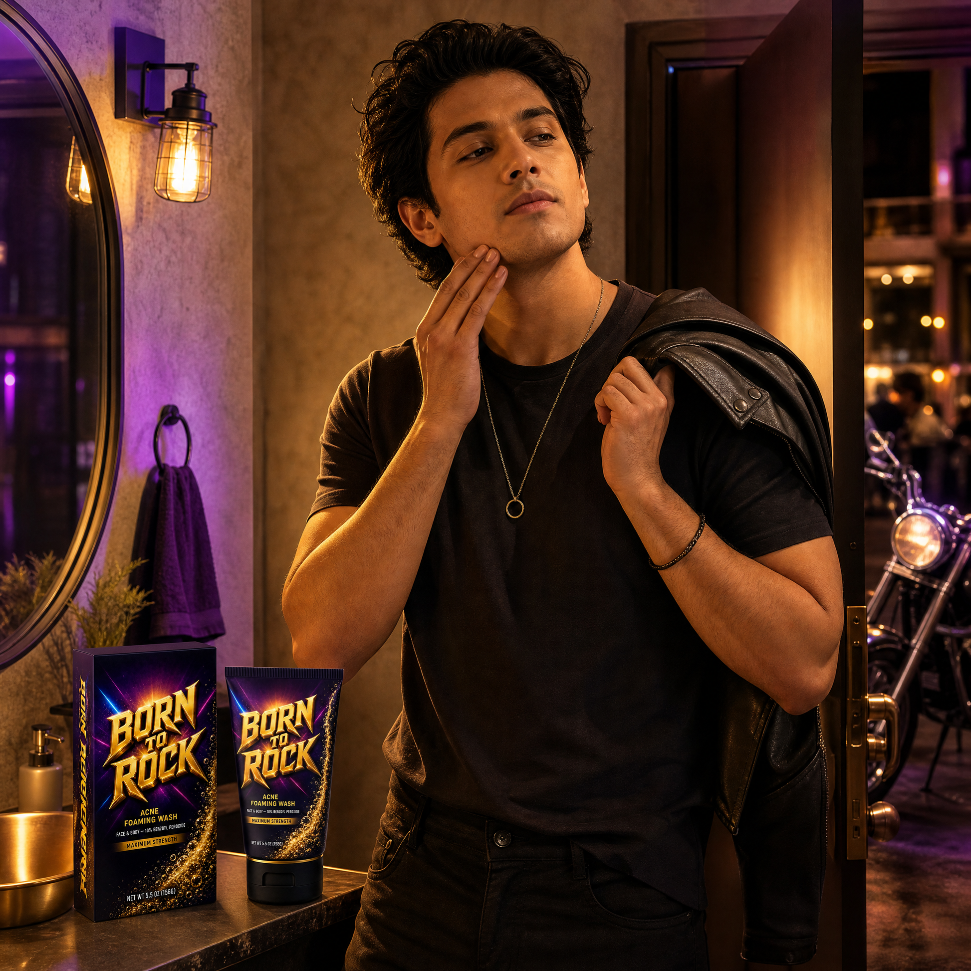Born to Rock acne wash — b08 Clearer-Feeling Skin Before You Walk Out the Door