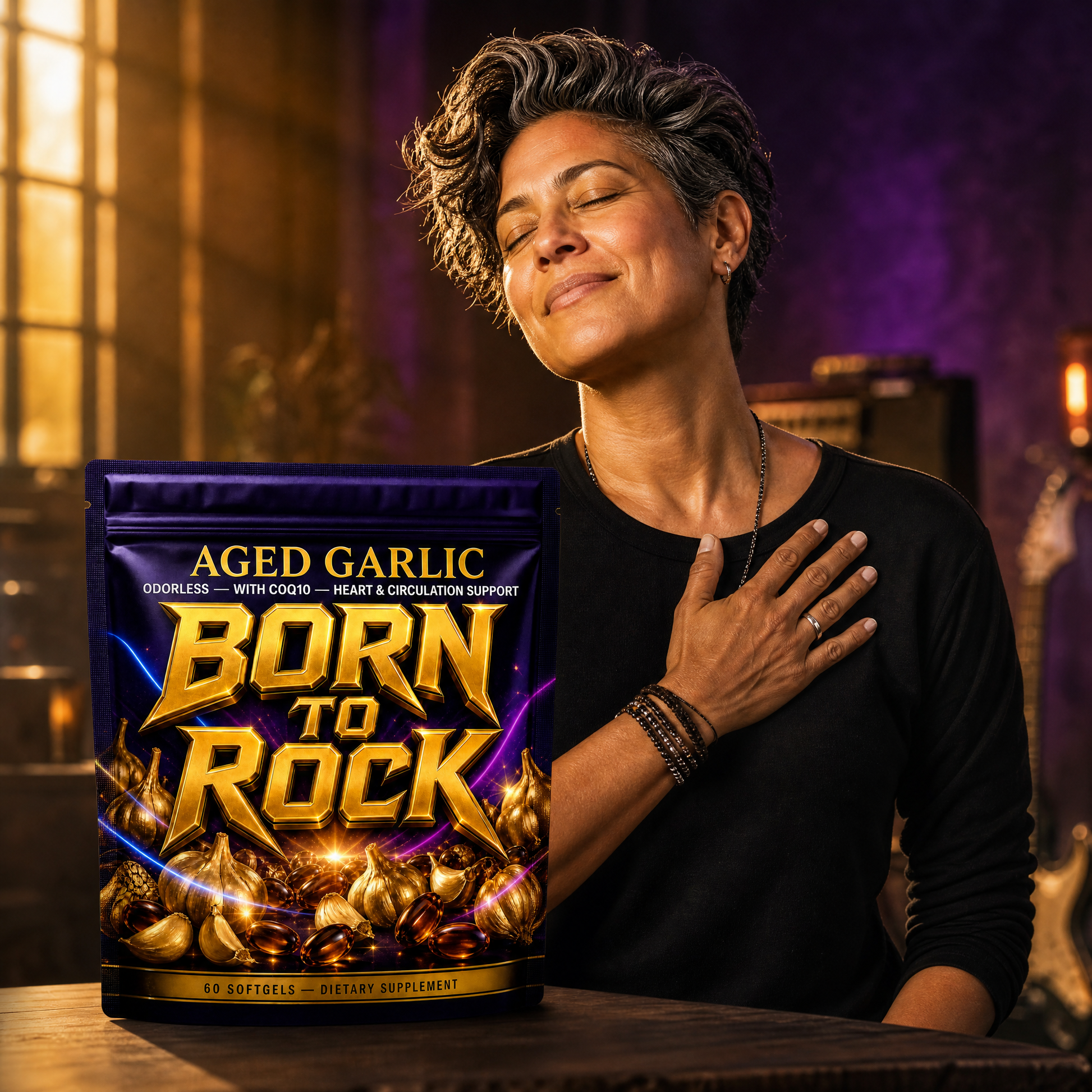Born to Rock aged garlic — b06 after 40 heart backup
