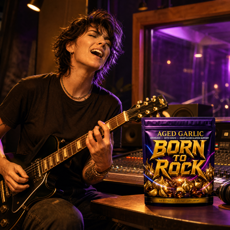 Born to Rock aged garlic — b07 steady energy inside out