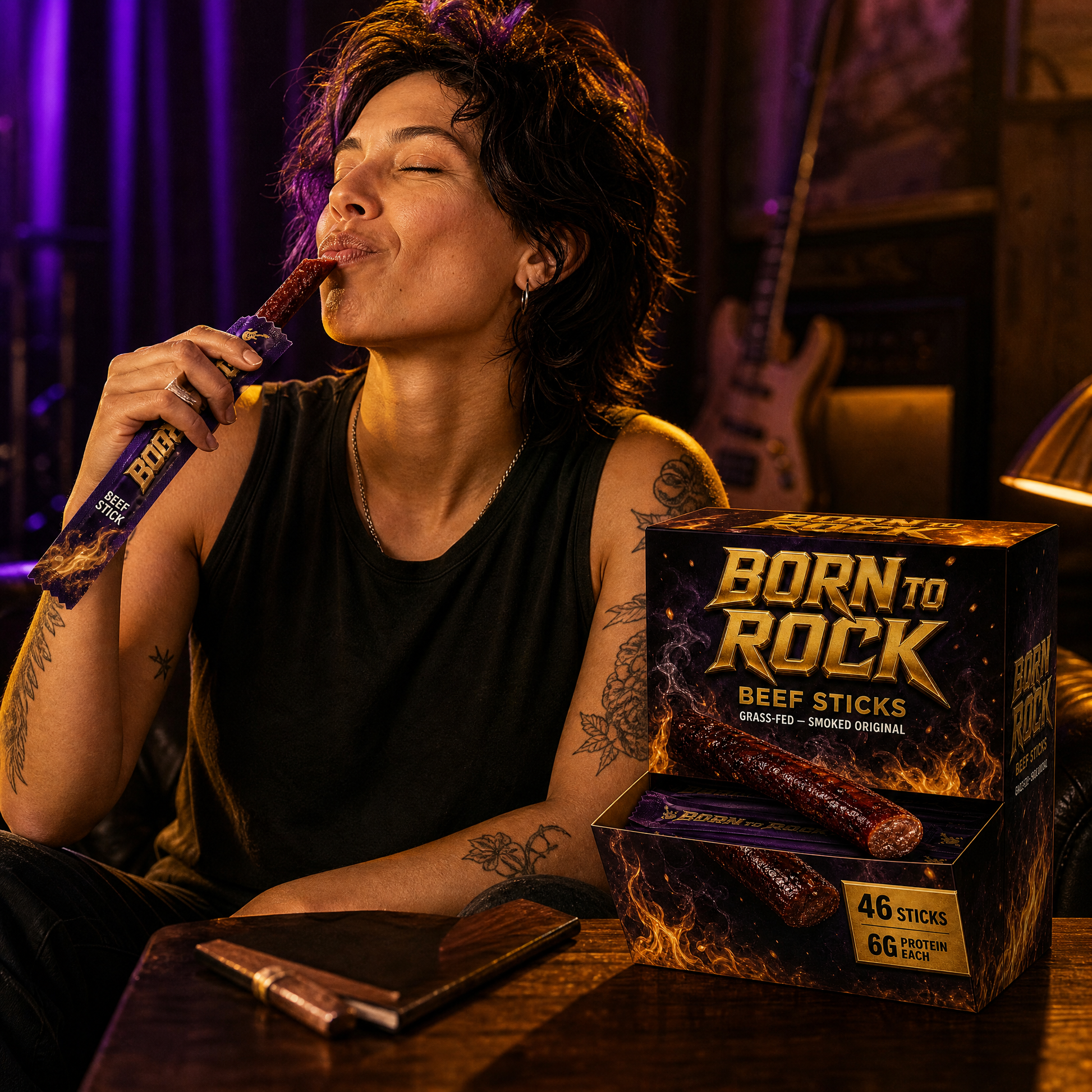 Born to Rock beef sticks — b02 Kicks Hunger to the Curb Before It Kicks You
