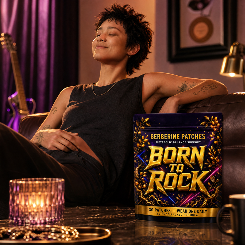 Born to Rock berberine patches — b02 Skips Your Stomach So Your Stomach Skips the Drama