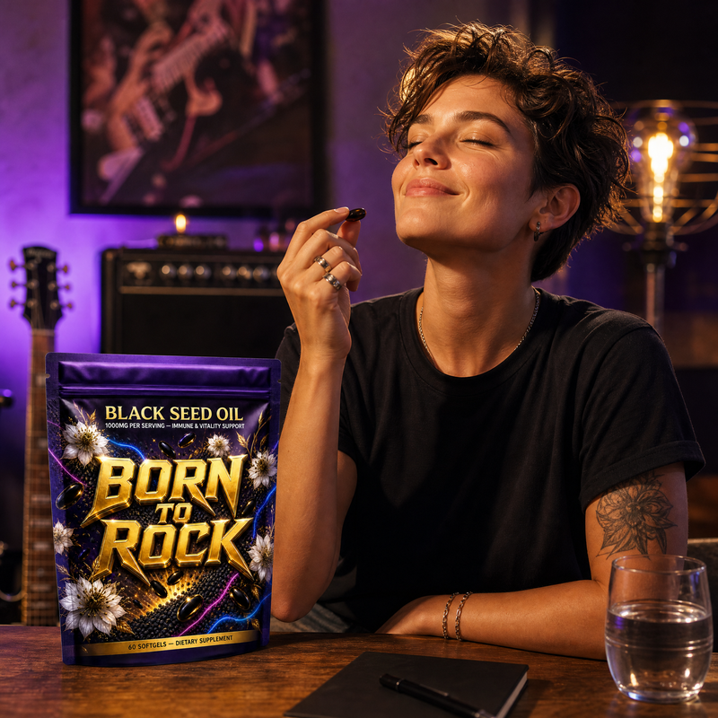 Born to Rock black seed oil — b02 zero bitterness