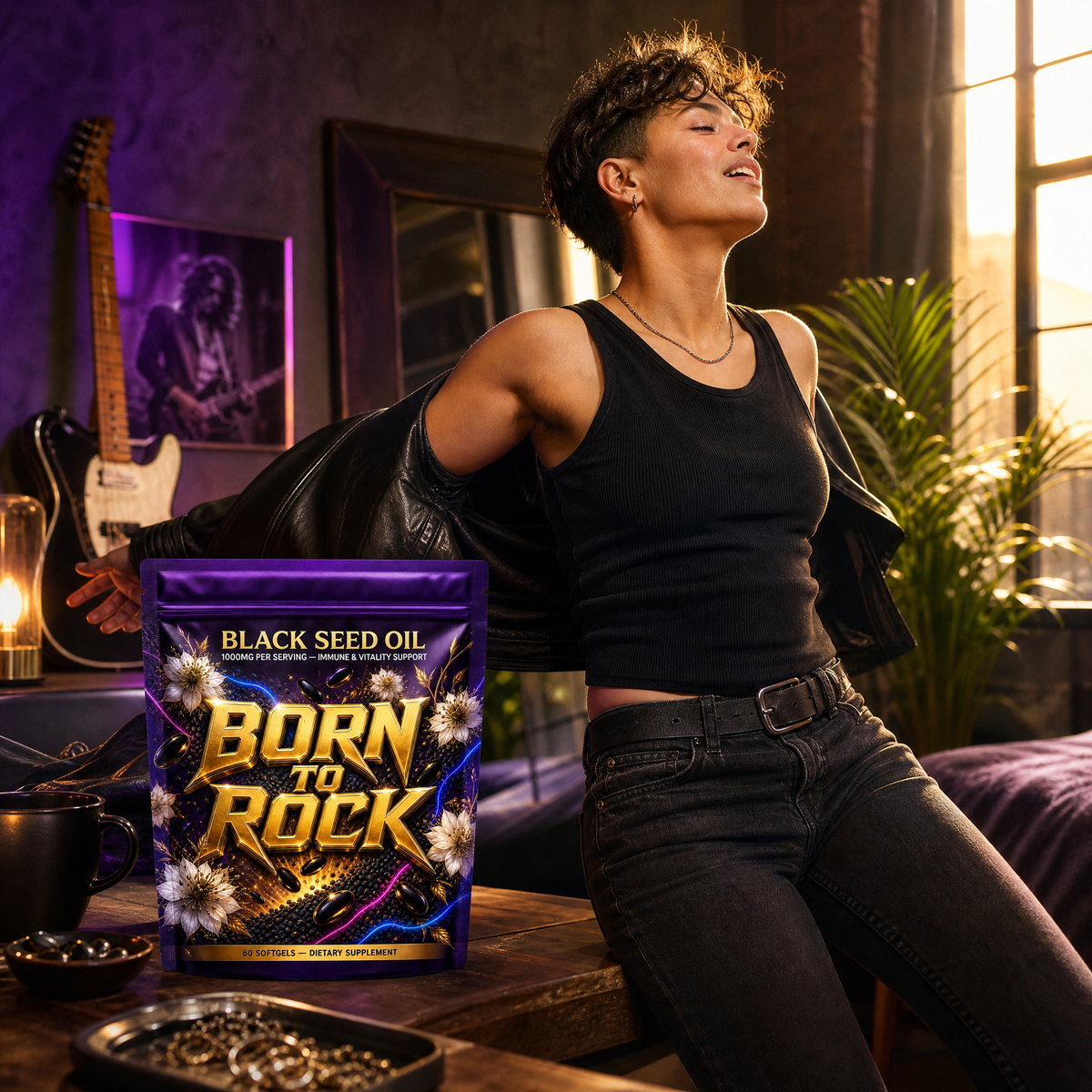 Born to Rock black seed oil — b07 feel it sooner