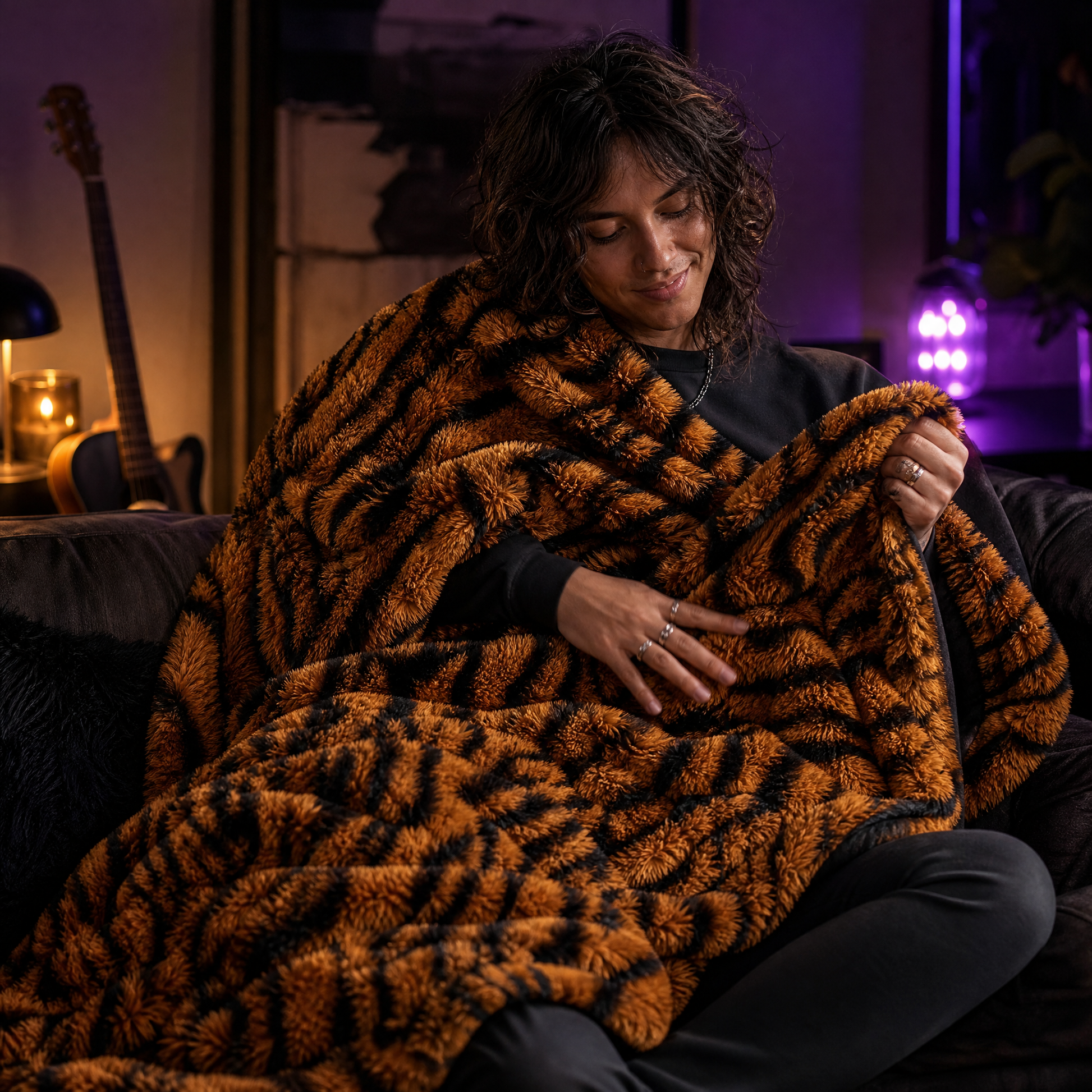 Born to Rock blanket — b01 Cloud-Soft and Velvety on Both Sides