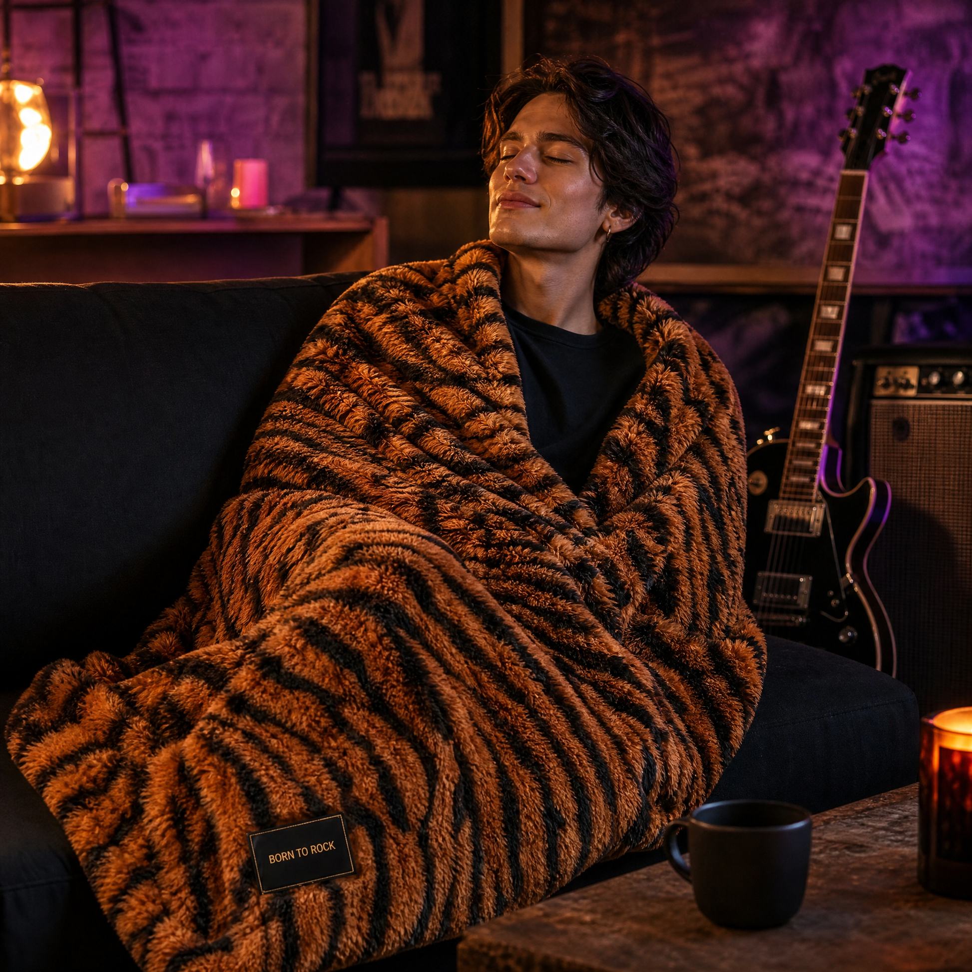 Born to Rock blanket — b02 Four-Way Stretch That Hugs Without Squeezing