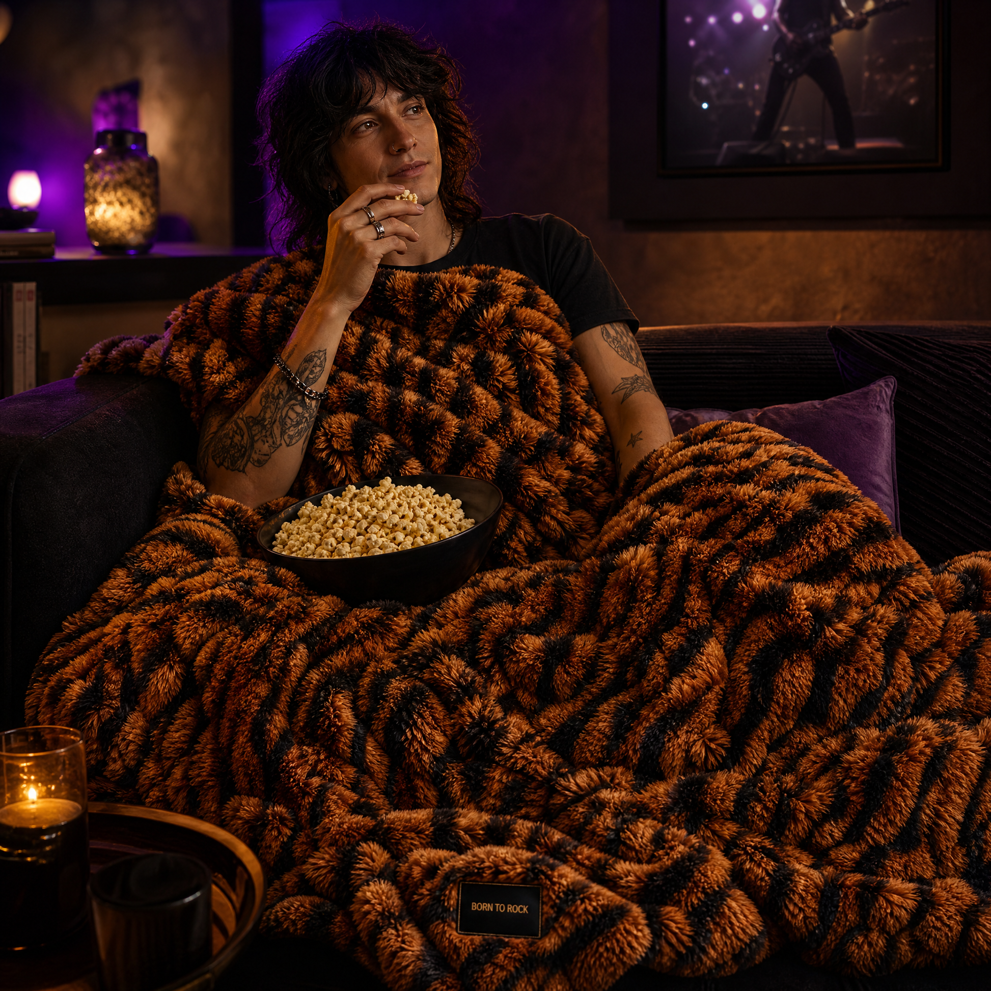 Born to Rock blanket — b07 Movie Nights Just Got an Unfair Advantage