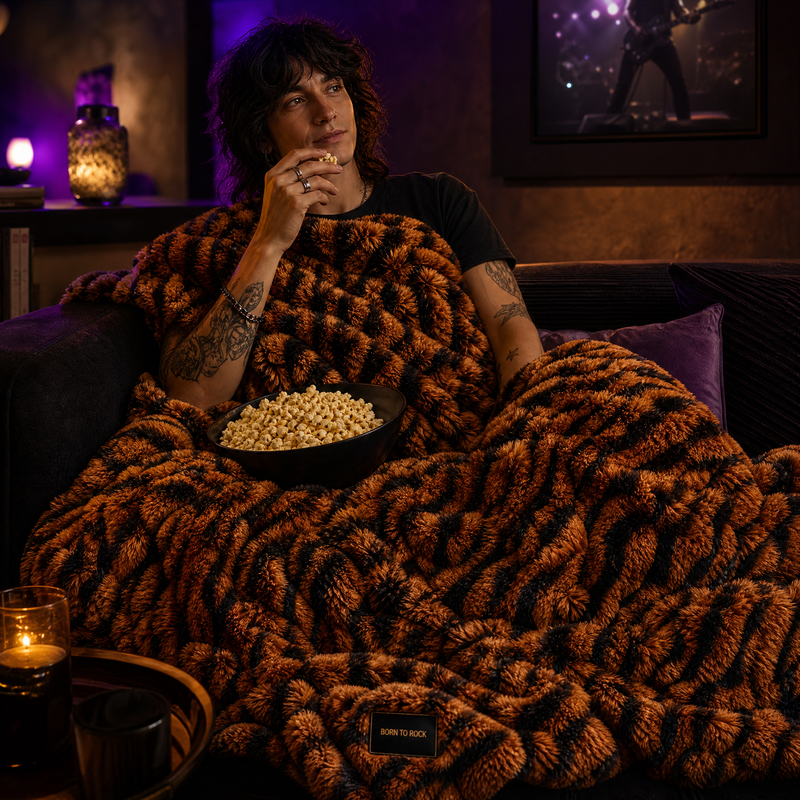 Born to Rock blanket — b07 Movie Nights Just Got an Unfair Advantage