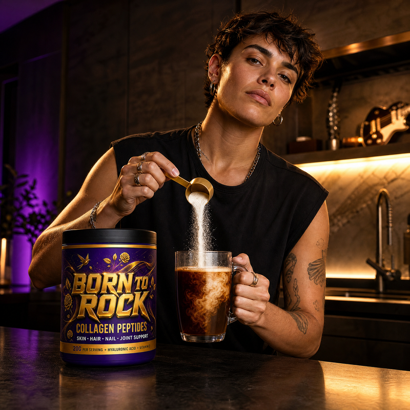 Born to Rock collagen — b02 100% Daily Vitamin C to Support Collagen Production