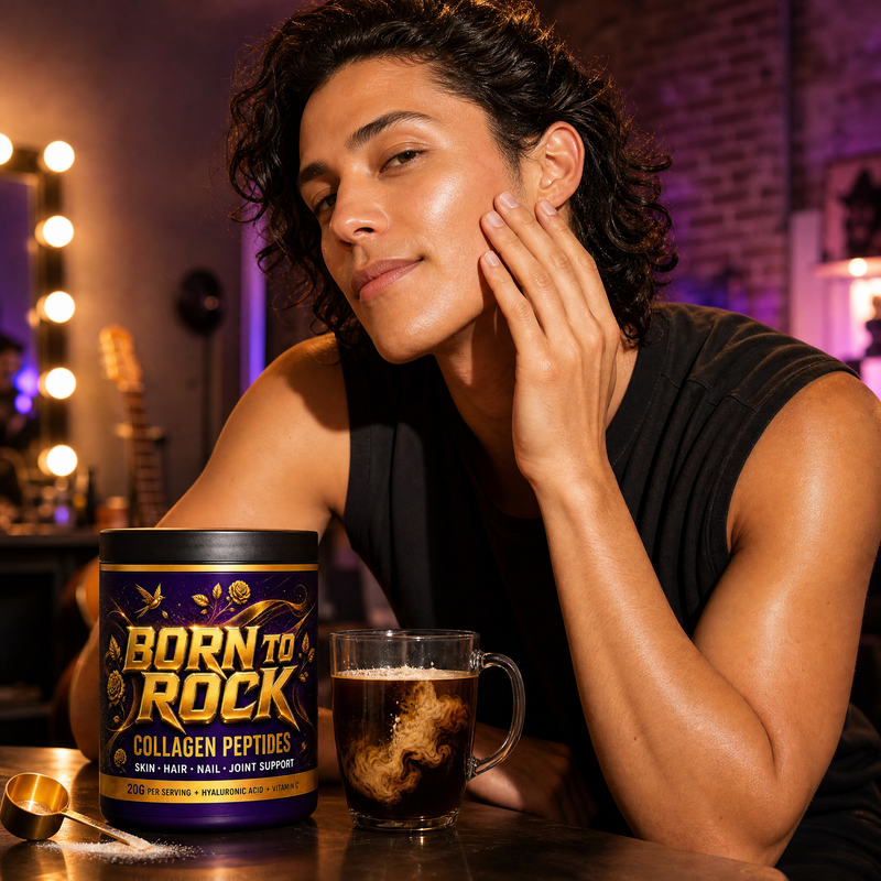 Born to Rock collagen — b03 Hyaluronic Acid for That Hydrated-Skin Feel