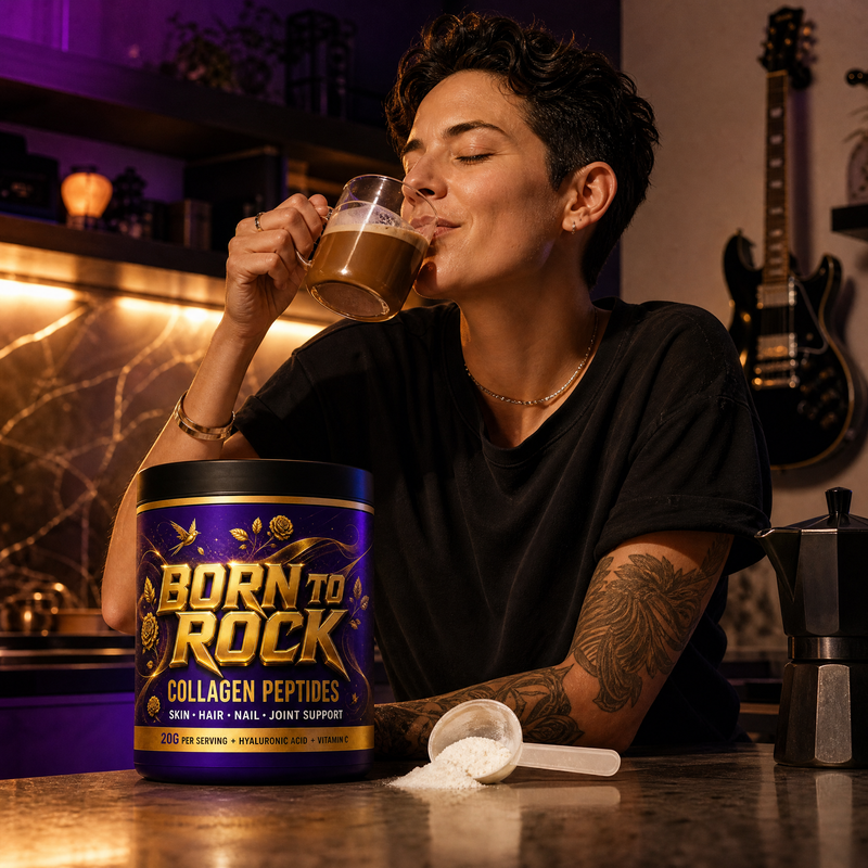 Born to Rock collagen — b05 Grass-Fed and Easy for Your Body to Use