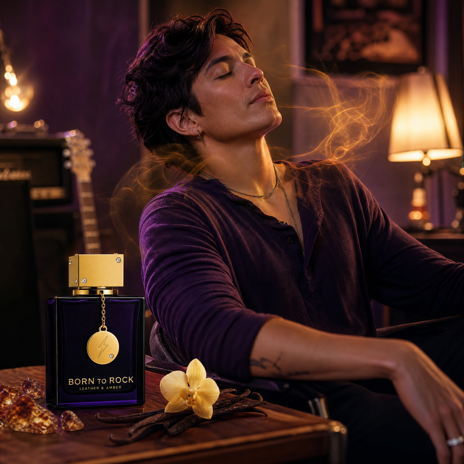 Born to Rock cologne — b04 Warm Amber and Vanilla That Linger for Hours