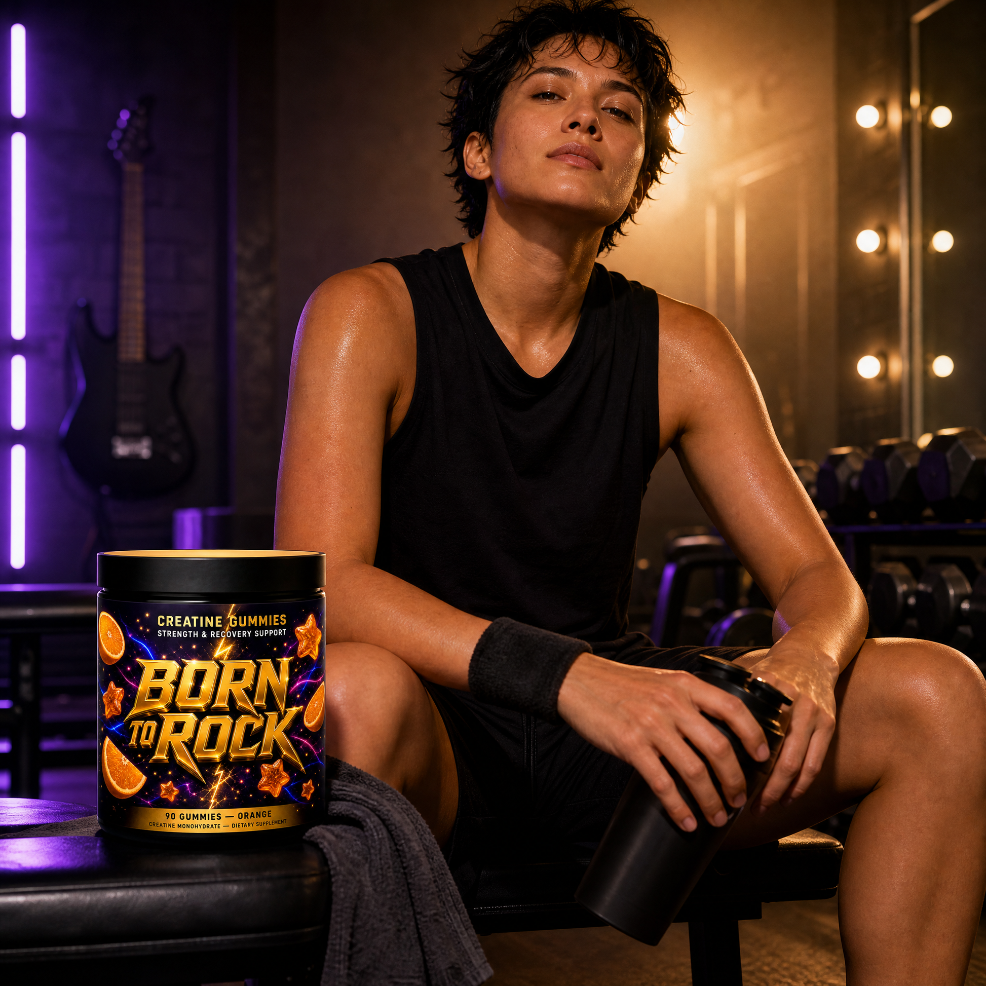 Born to Rock creatine gummies — b07 Supports Faster Bounce-Back Between Sessions