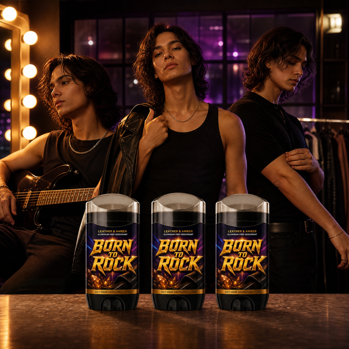 Born to Rock deodorant — b04 Three Scents for Three Modes of You