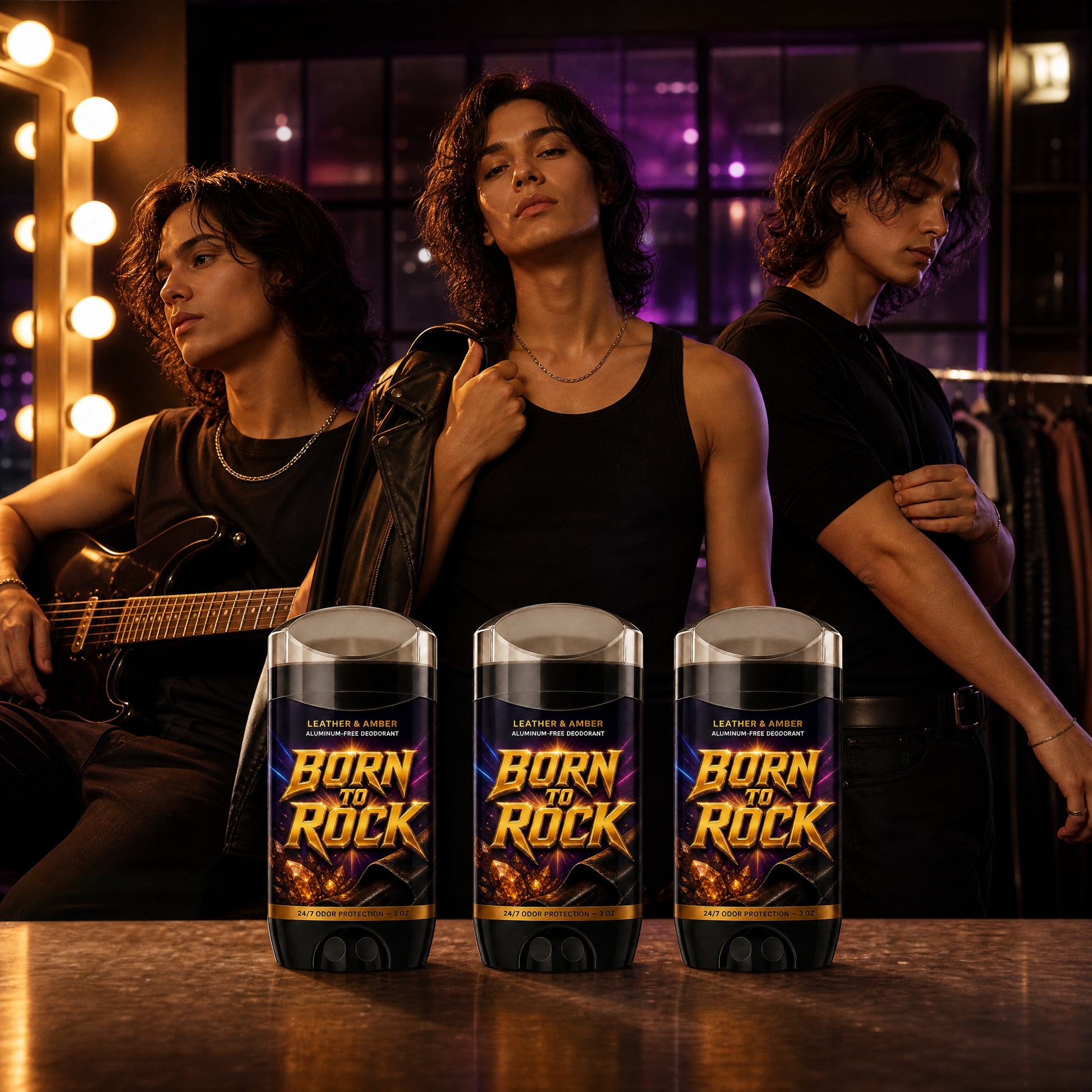 Born to Rock deodorant — b04 Three Scents for Three Modes of You