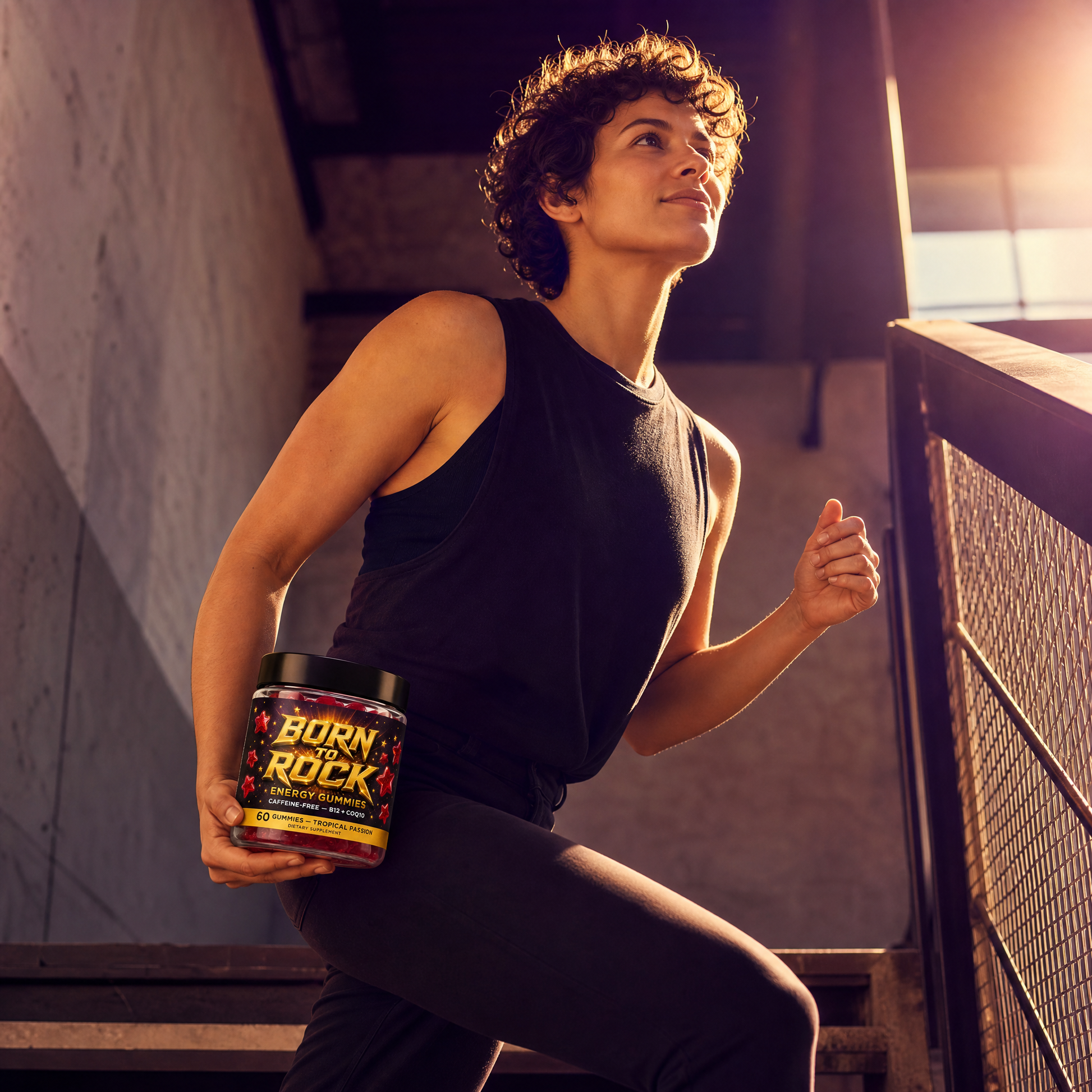 Born to Rock energy gummies — b02 B12 to Support Energy at the Cellular Level