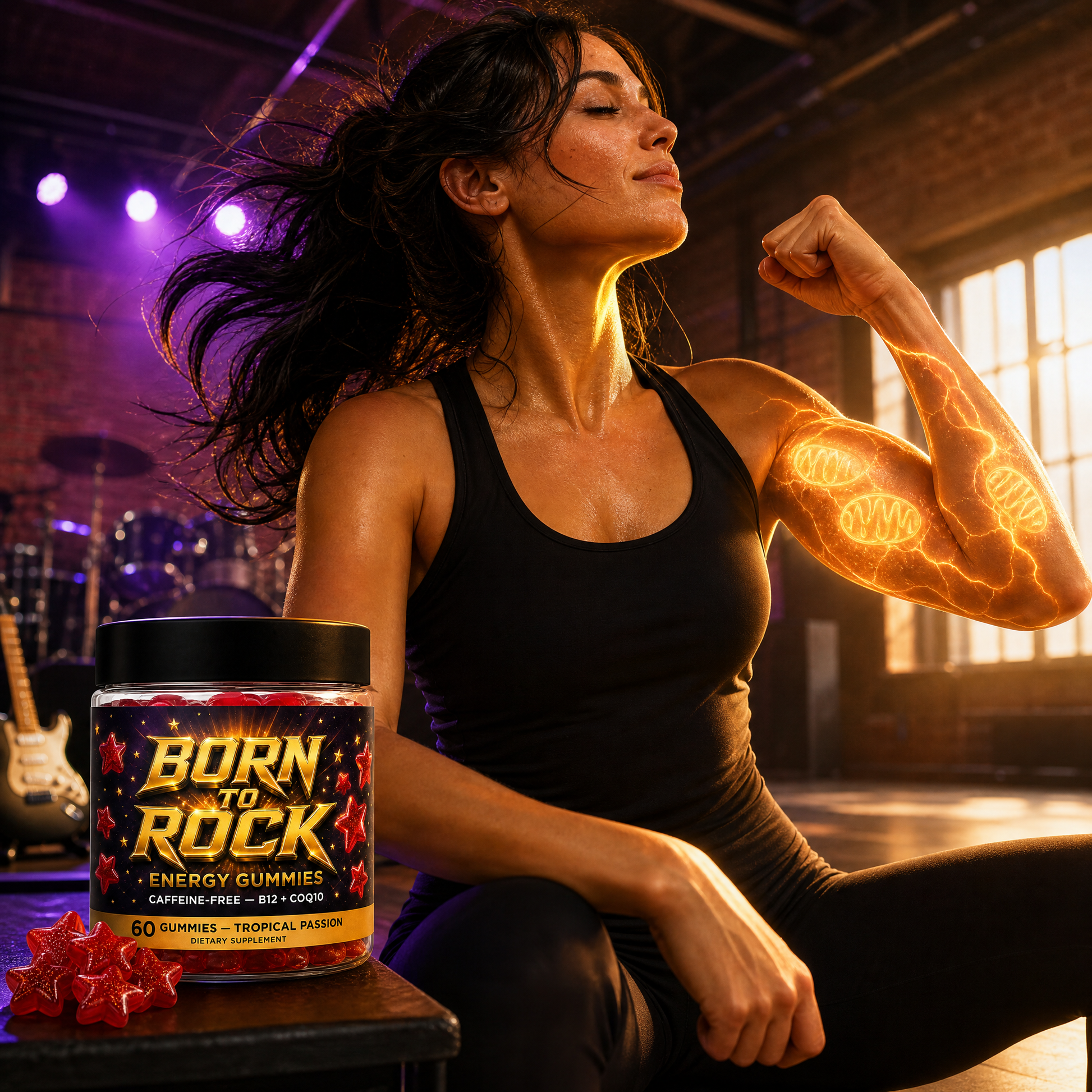 Born to Rock energy gummies — b03 CoQ10 to Support Your Body's Power Plants