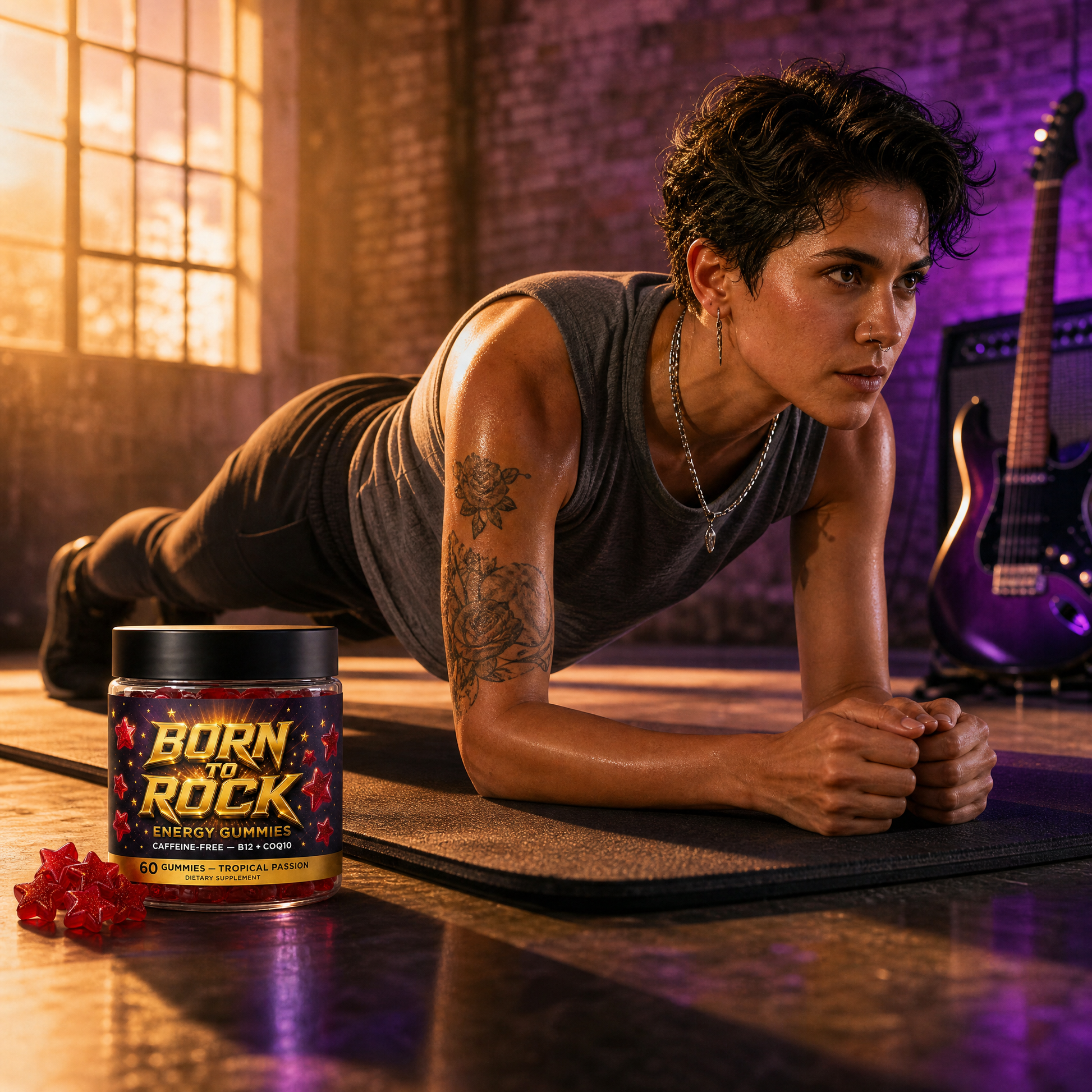 Born to Rock energy gummies — b04 Supports Steady Power From the Inside Out