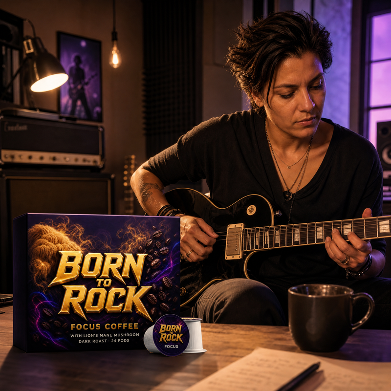 Born to Rock focus coffee pods — b03 Say Goodbye to Jitters, Keep the Drive