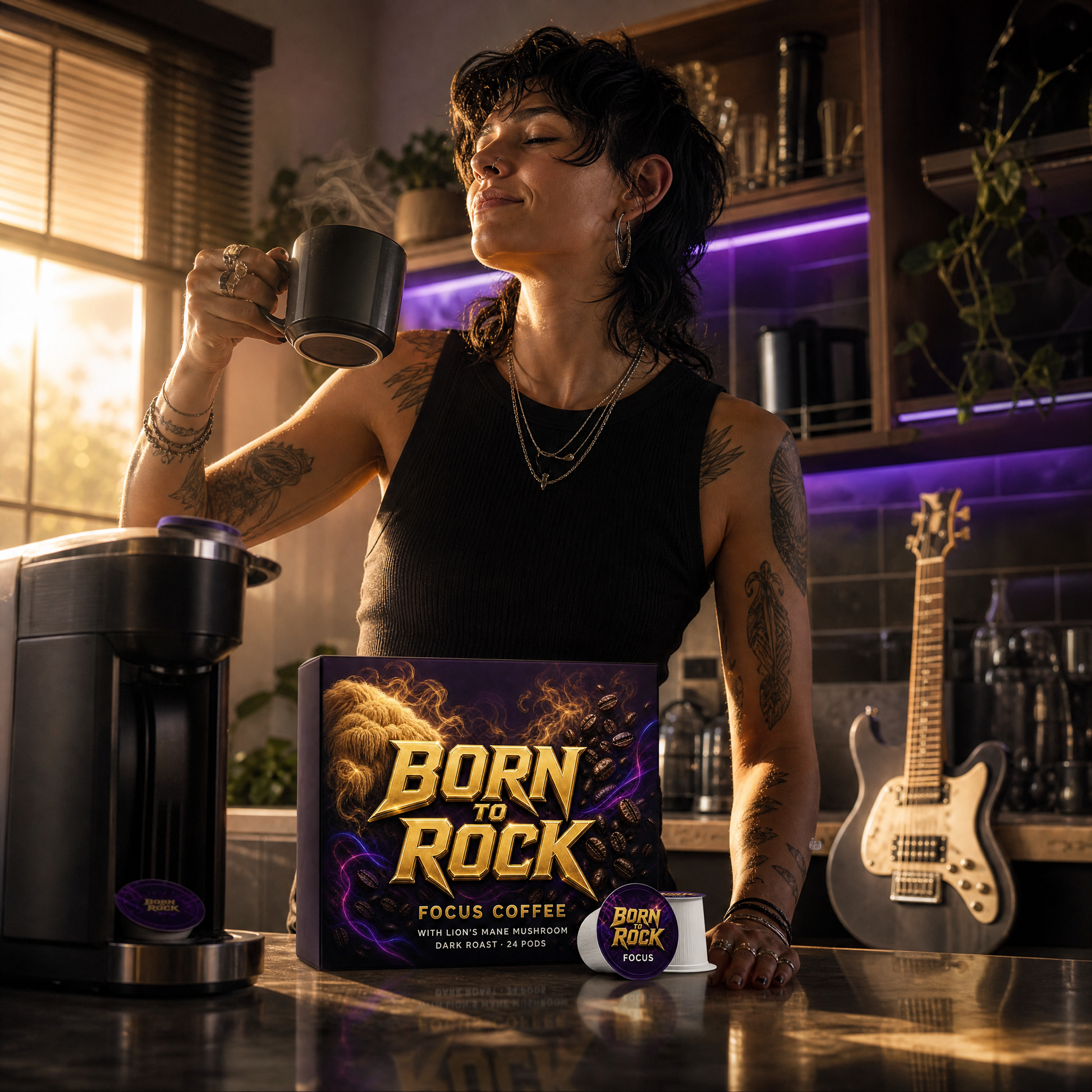 Born to Rock focus coffee pods — b04 Your Same Morning Coffee Ritual, Upgraded