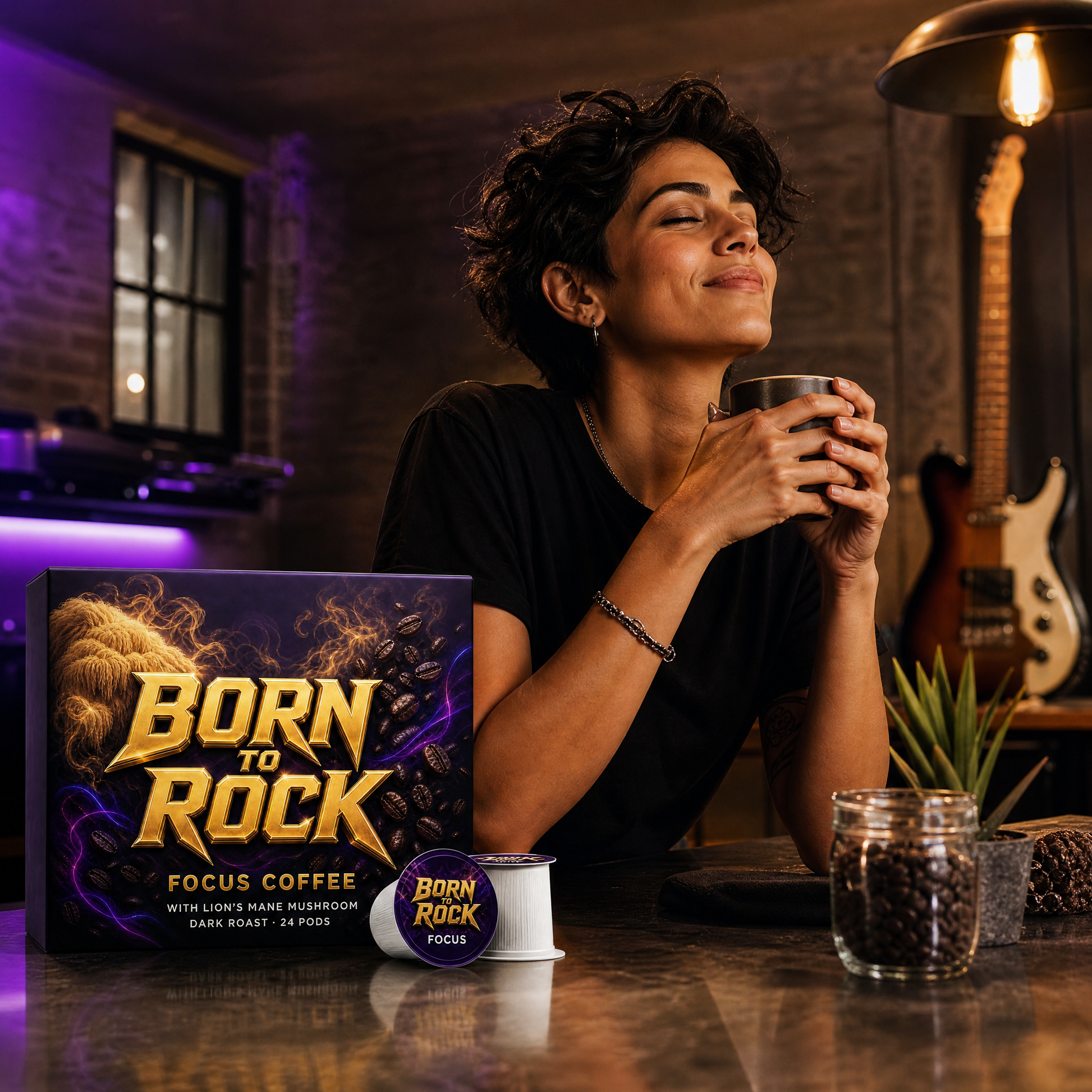 Born to Rock focus coffee pods — b05 Rich and Smooth Without the Bitter Aftertaste