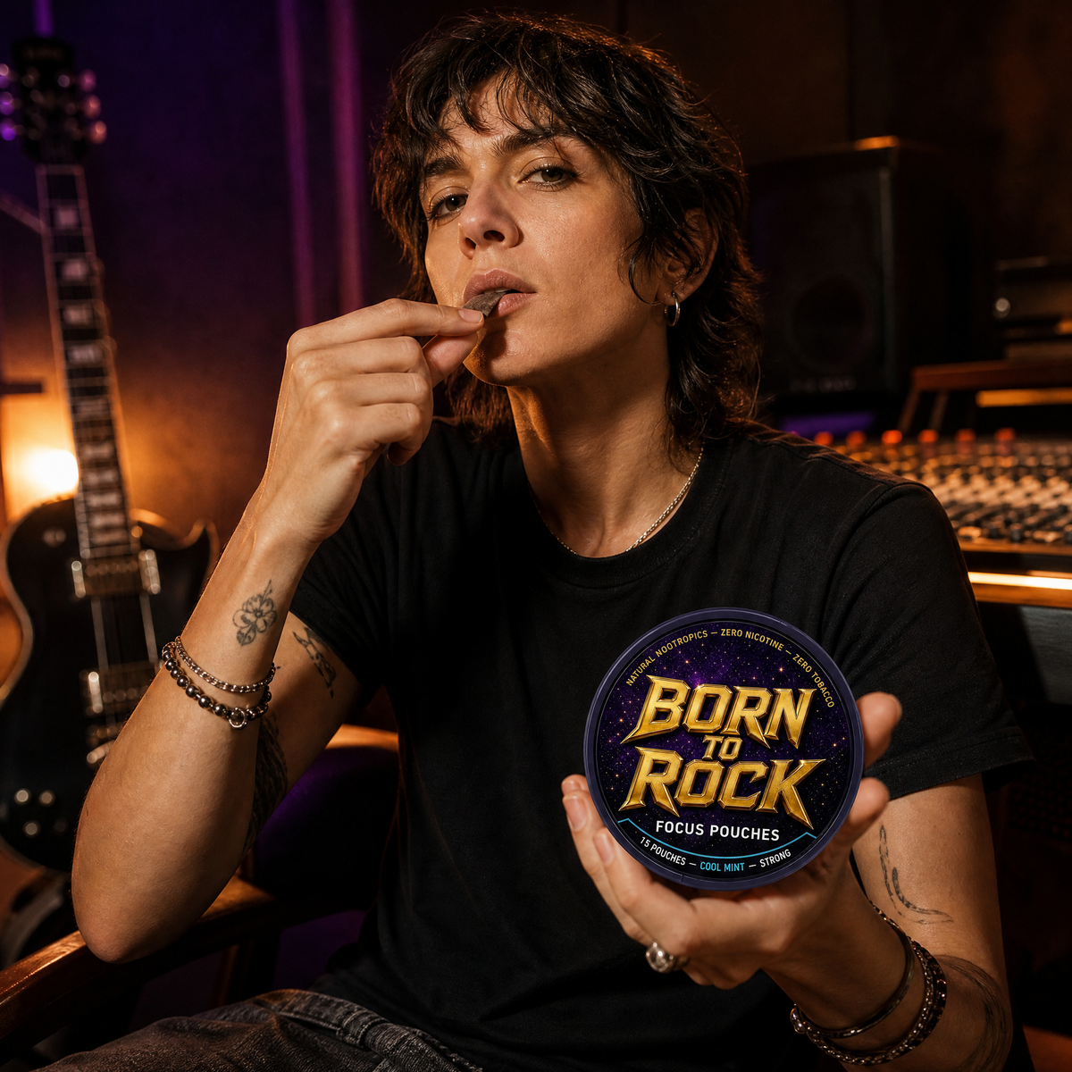 Born to Rock focus pouches — b01 Pop One In and Feel the World Sharpen