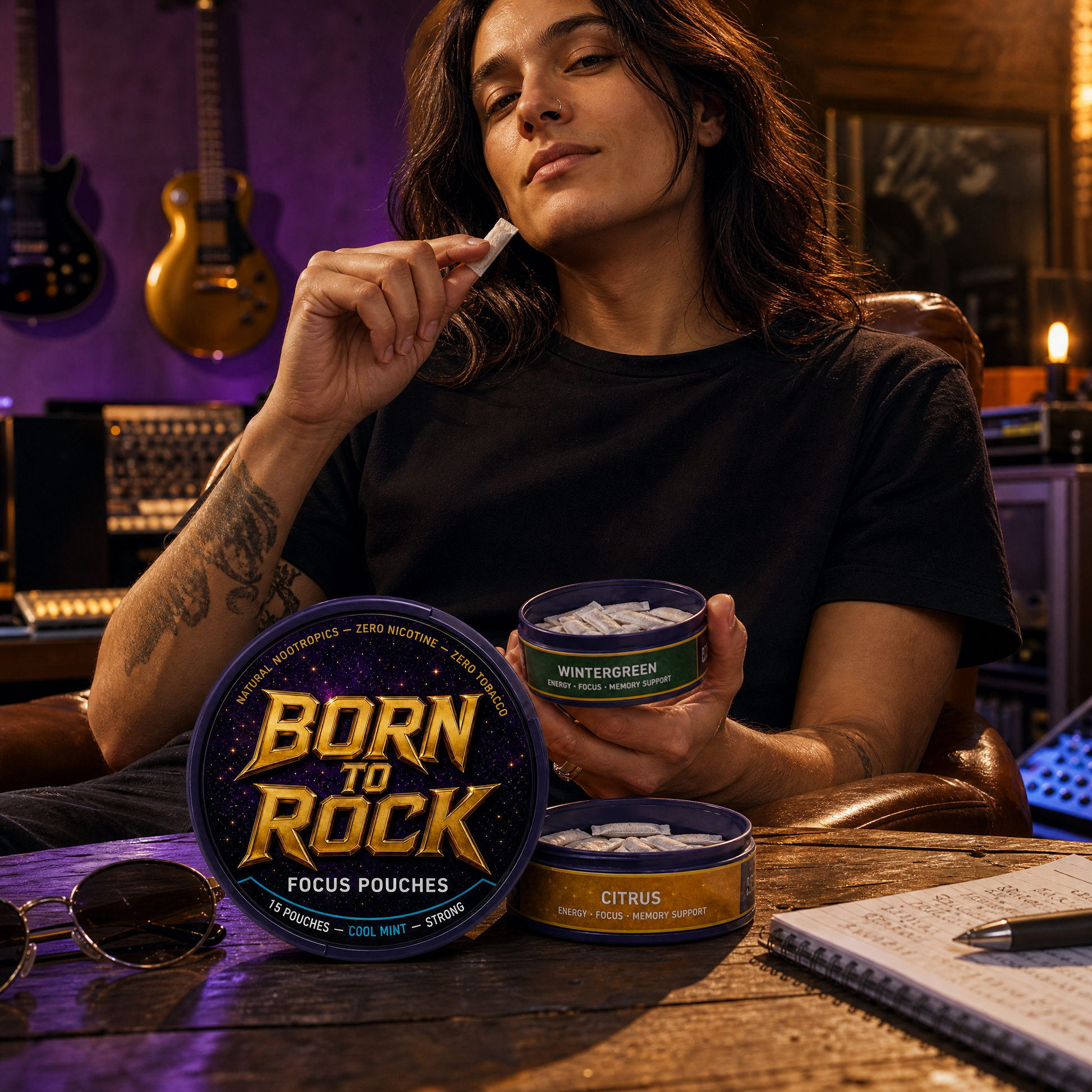 Born to Rock focus pouches — b09 Three Flavors So the Ritual Never Gets Old