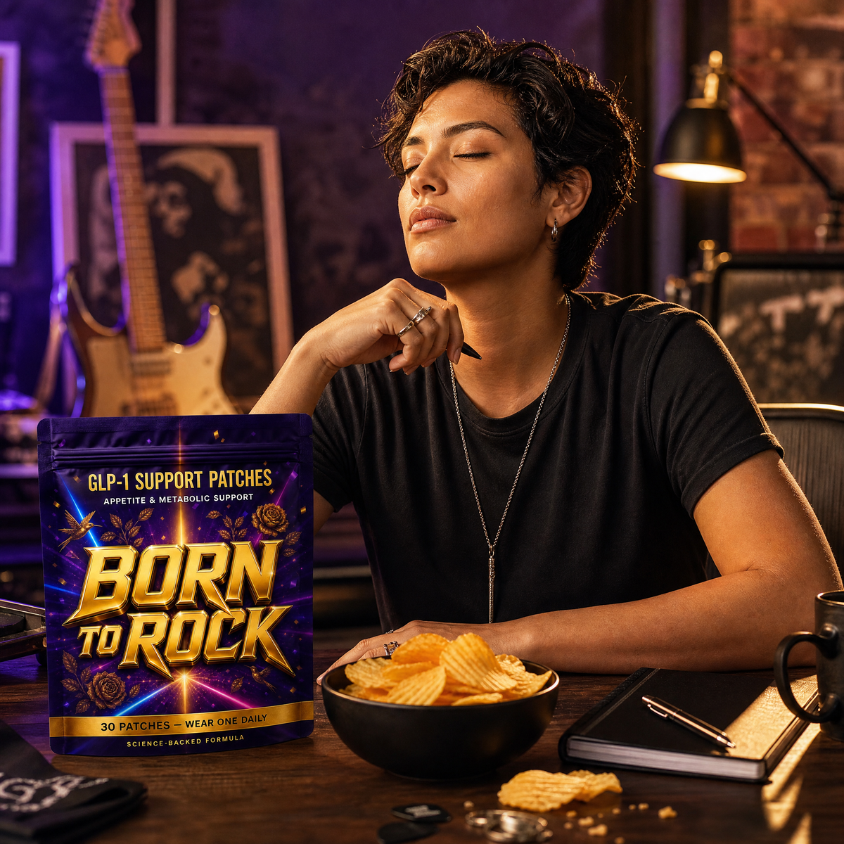 Born to Rock glp1 patches — b01 The Snack Chatter in Your Head Finally Goes Quiet