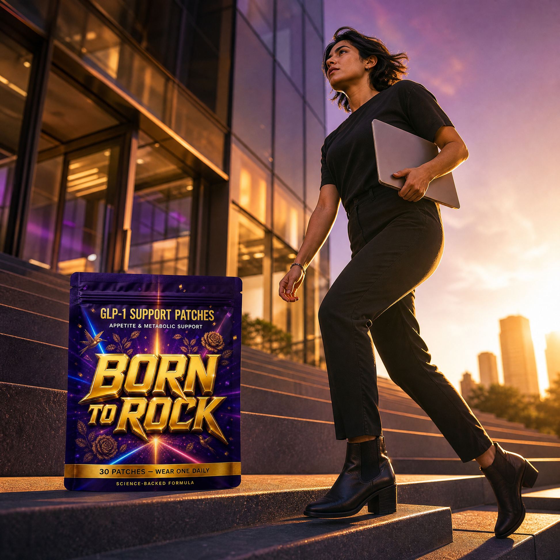 Born to Rock glp1 patches — b08 Supports a Metabolism That Shows Up for Work