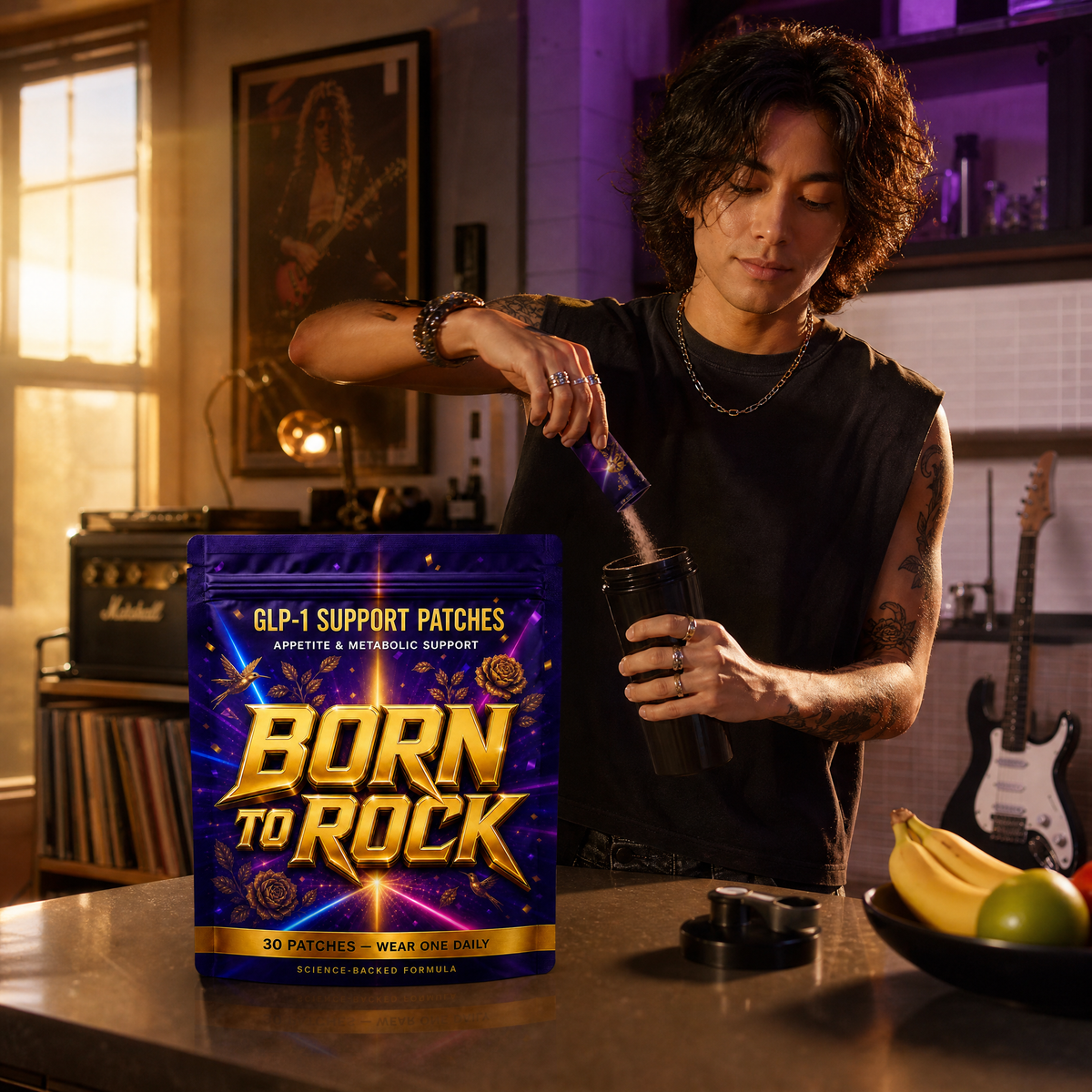 Born to Rock glp1 patches — b09 Nothing About Your Routine Has to Change