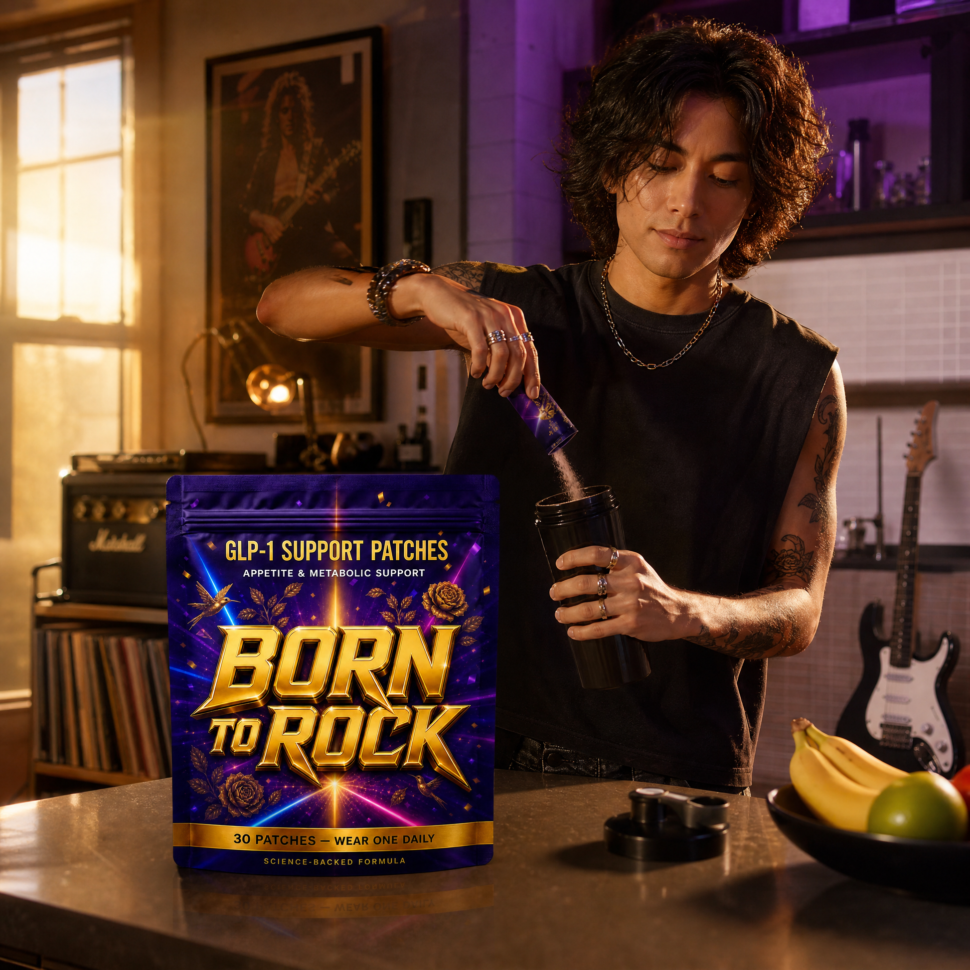 Born to Rock glp1 patches — b09 Nothing About Your Routine Has to Change