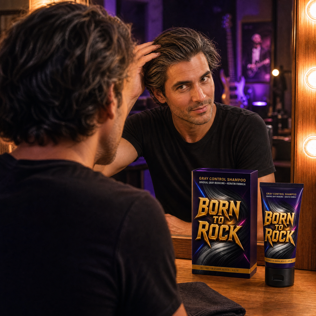 Born to Rock gray shampoo — b03 Gradual and Subtle — Nobody Knows but You