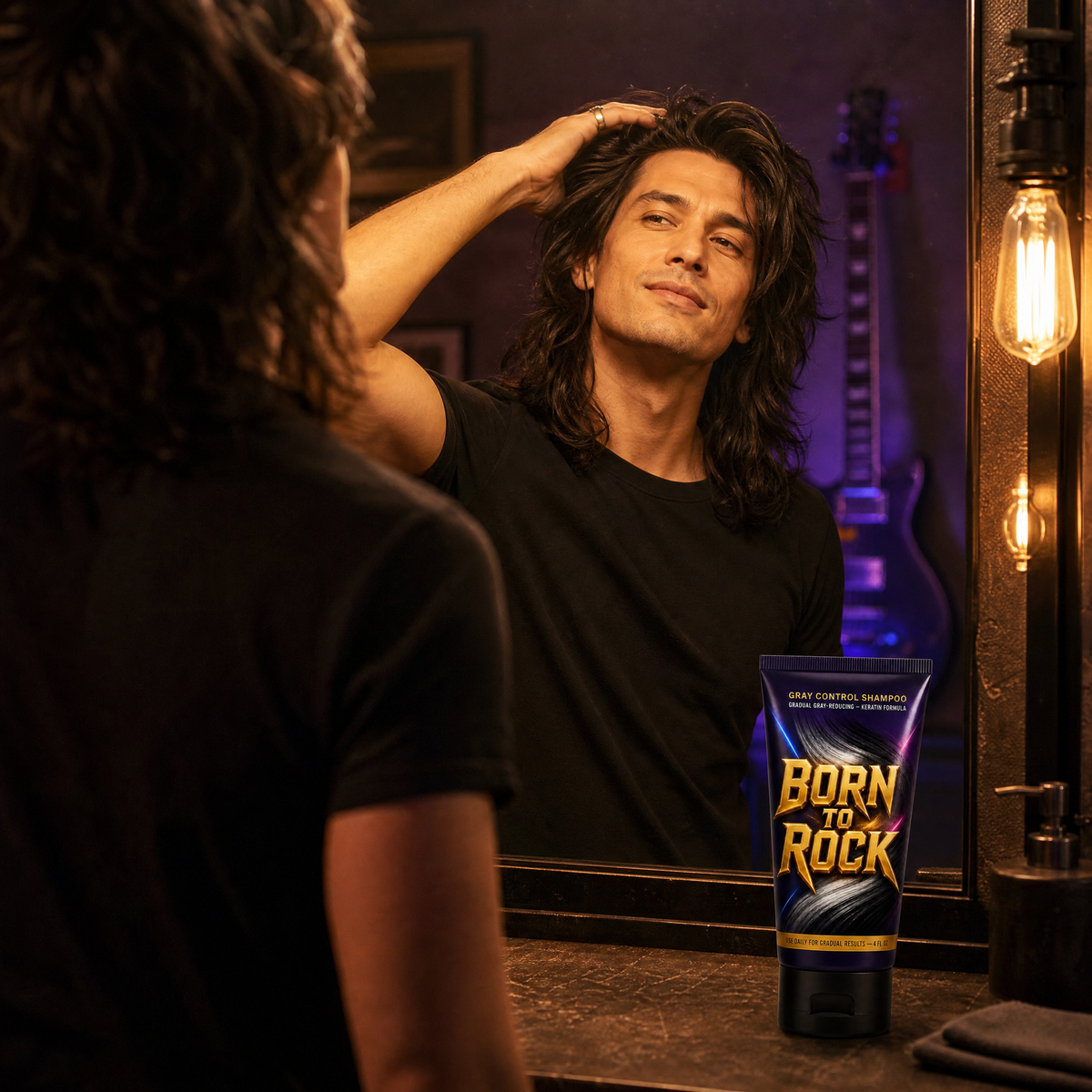 Born to Rock gray shampoo — b09 Look in the Mirror and Feel Like Yourself Again