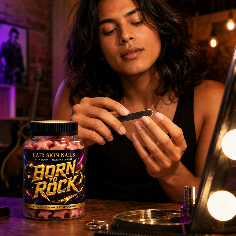 Born to Rock hair skin nails — b03 Supports Nails Strong Enough for Real Life