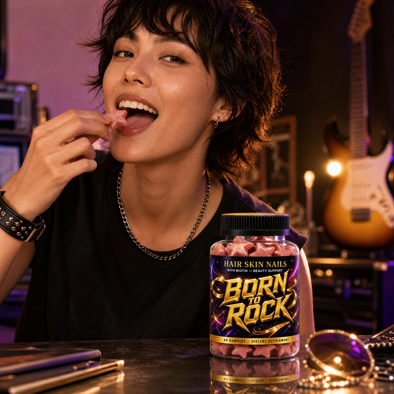 Born to Rock hair skin nails — b08 A Treat, Not a Chalky Horse Pill