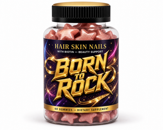 Born to Rock Hair, Skin & Nails Gummies
