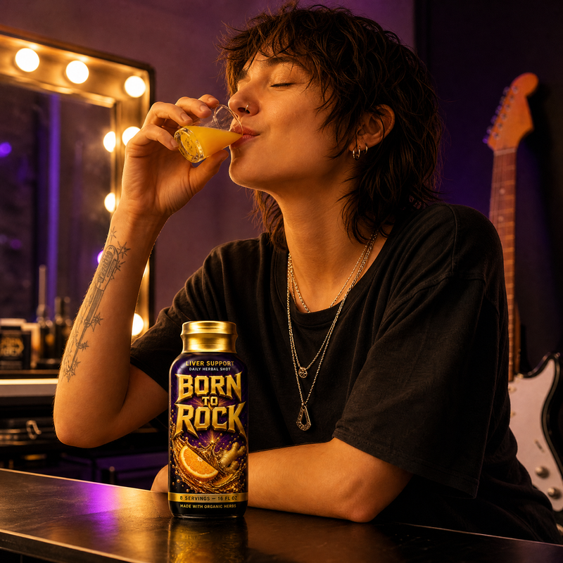 Born to Rock liver support — b02 tastes like orange juice