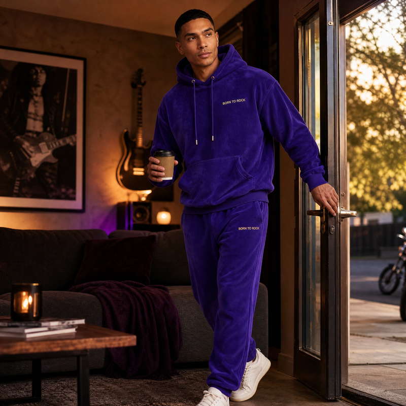 Born to Rock loungewear — b06 Couch to Coffee Run Without Changing