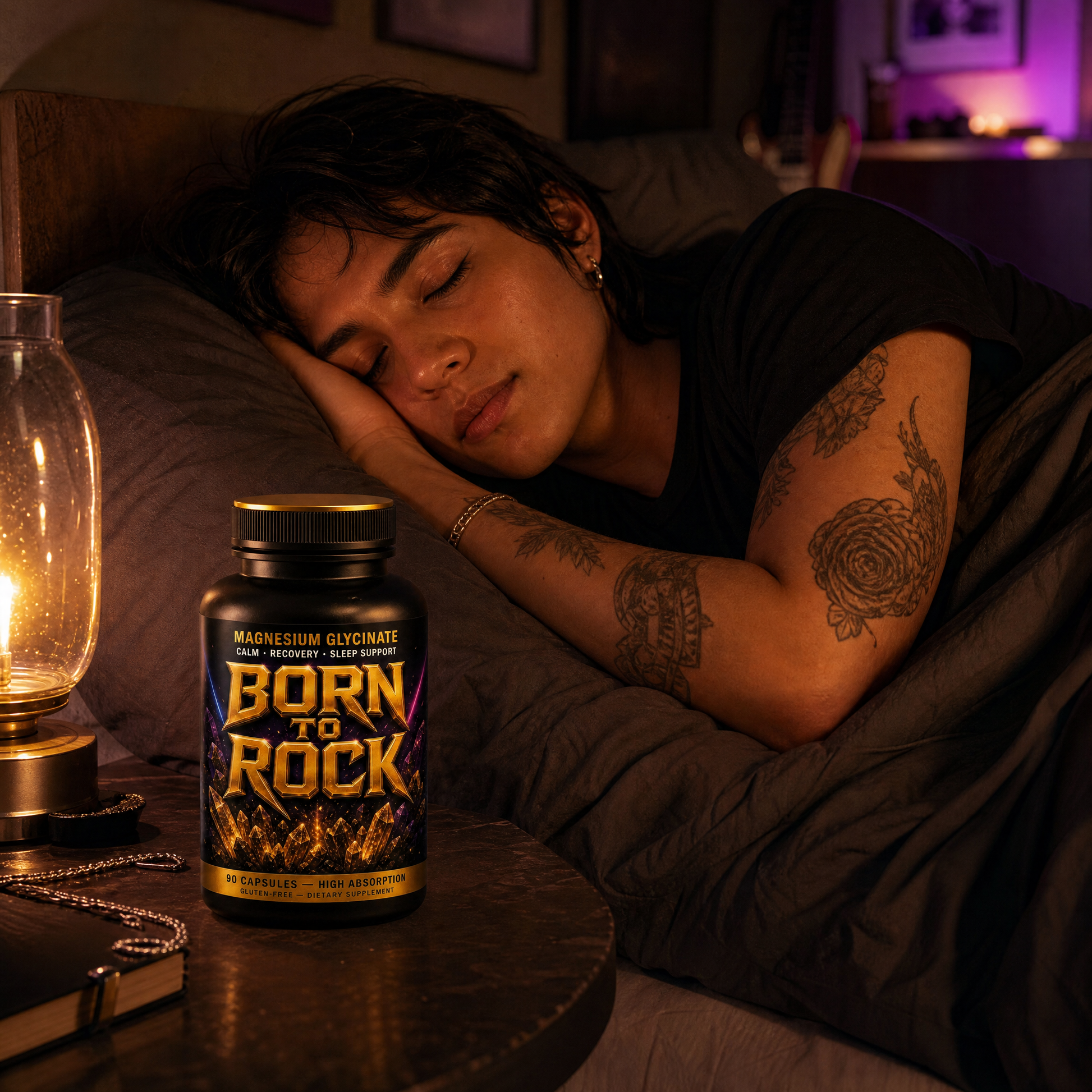 Born to Rock magnesium — b04 Supports a Natural, Steady Sleep Cycle