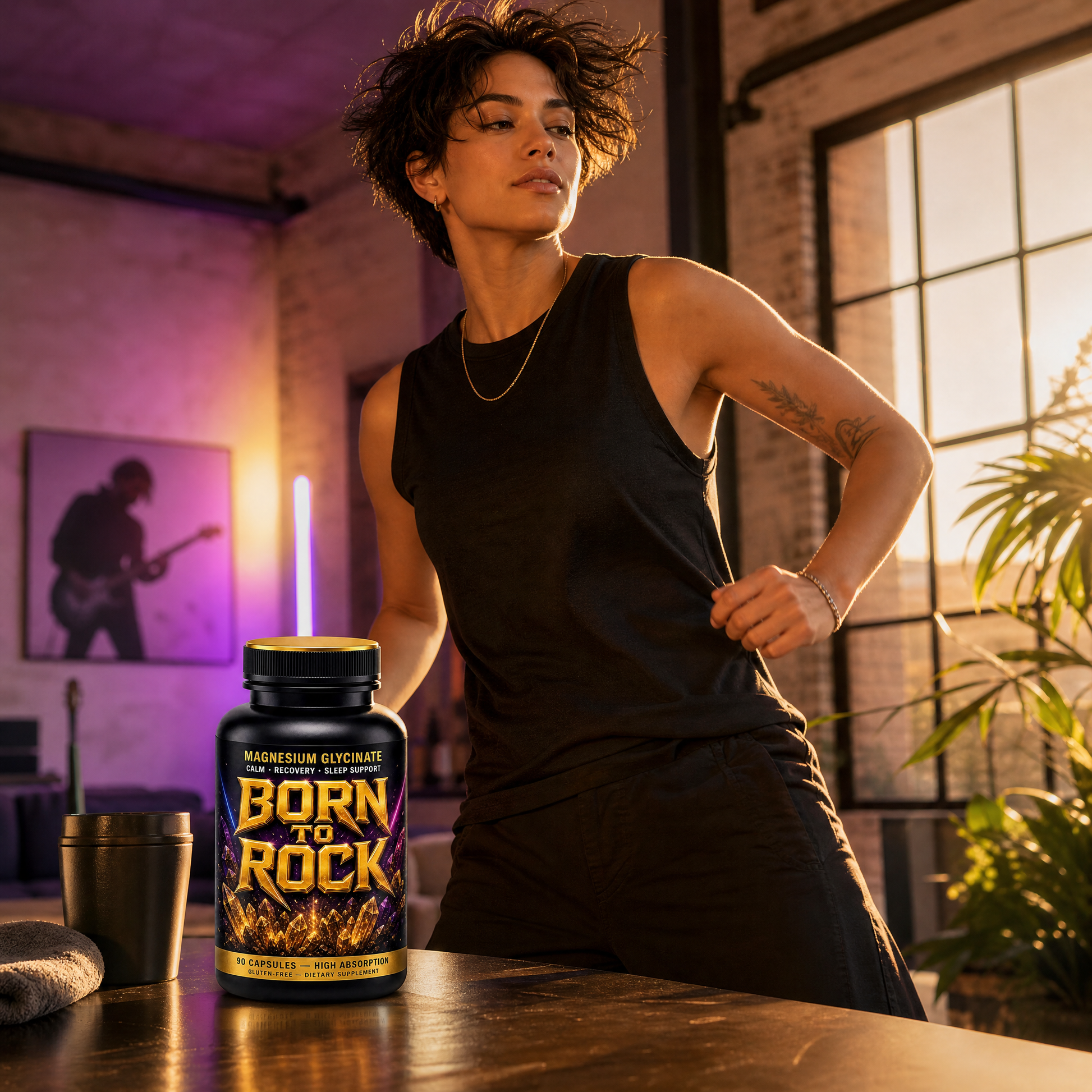 Born to Rock magnesium — b05 Supports Steady Energy Metabolism All Day