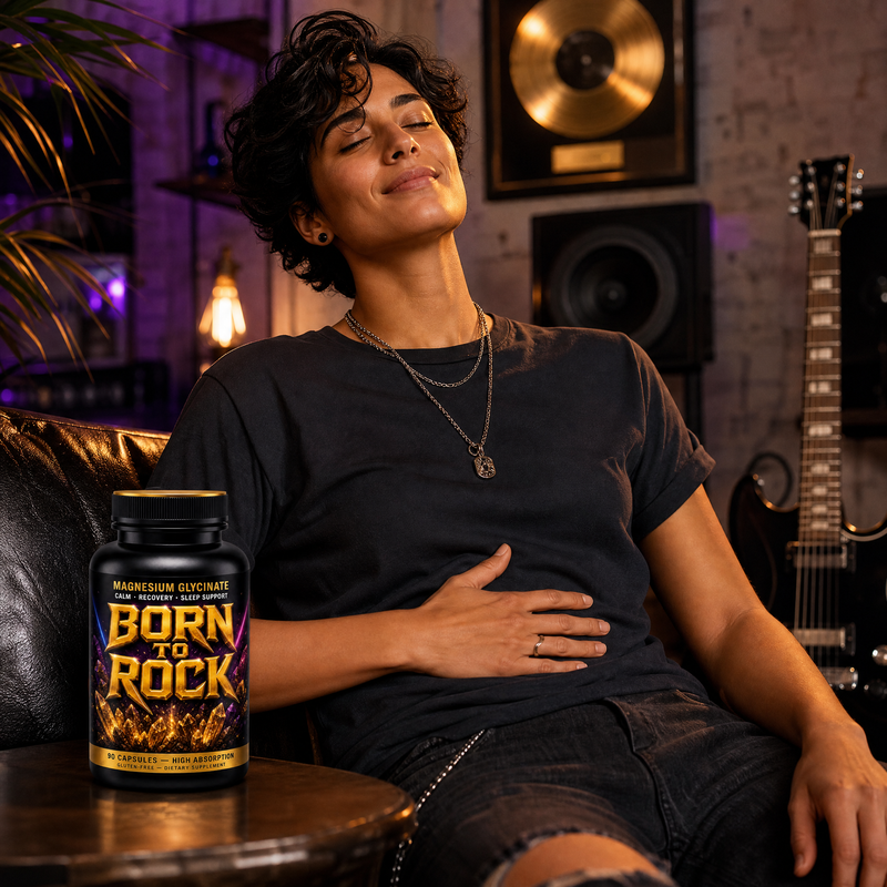 Born to Rock magnesium — b06 Glycinate Form — Gentle on Your Stomach