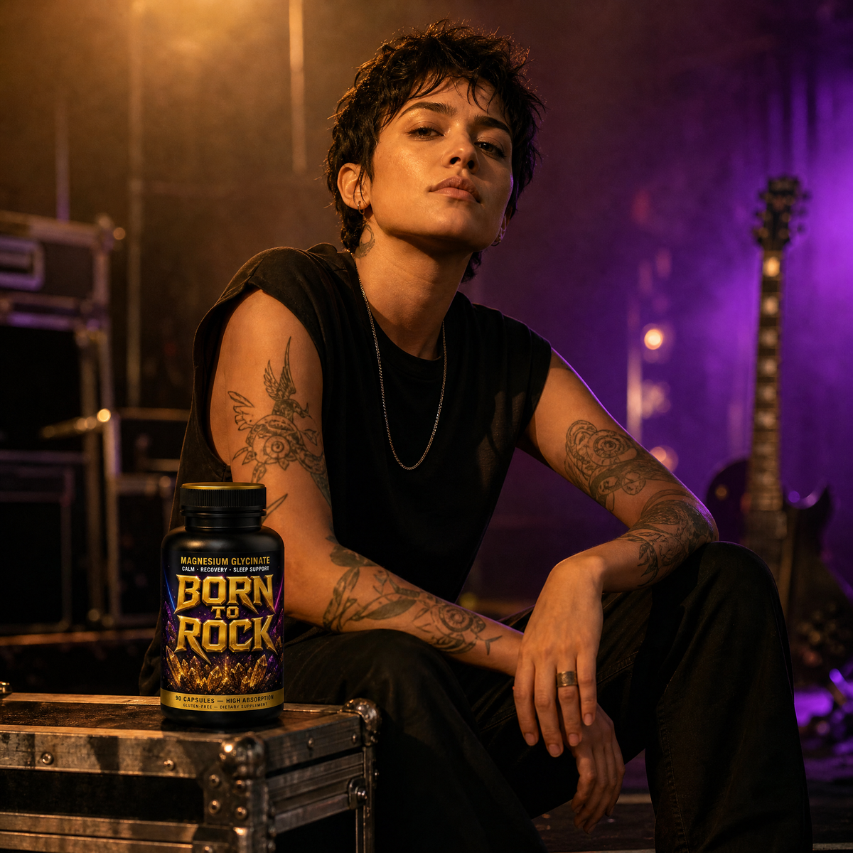 Born to Rock magnesium — b09 Calm, Strong, and Ready for Whatever Comes