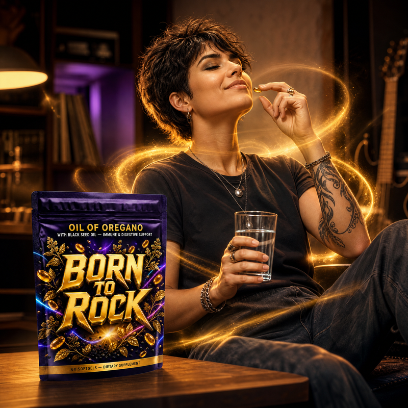 Born to Rock oil of oregano — b02 all the fire none of the burn