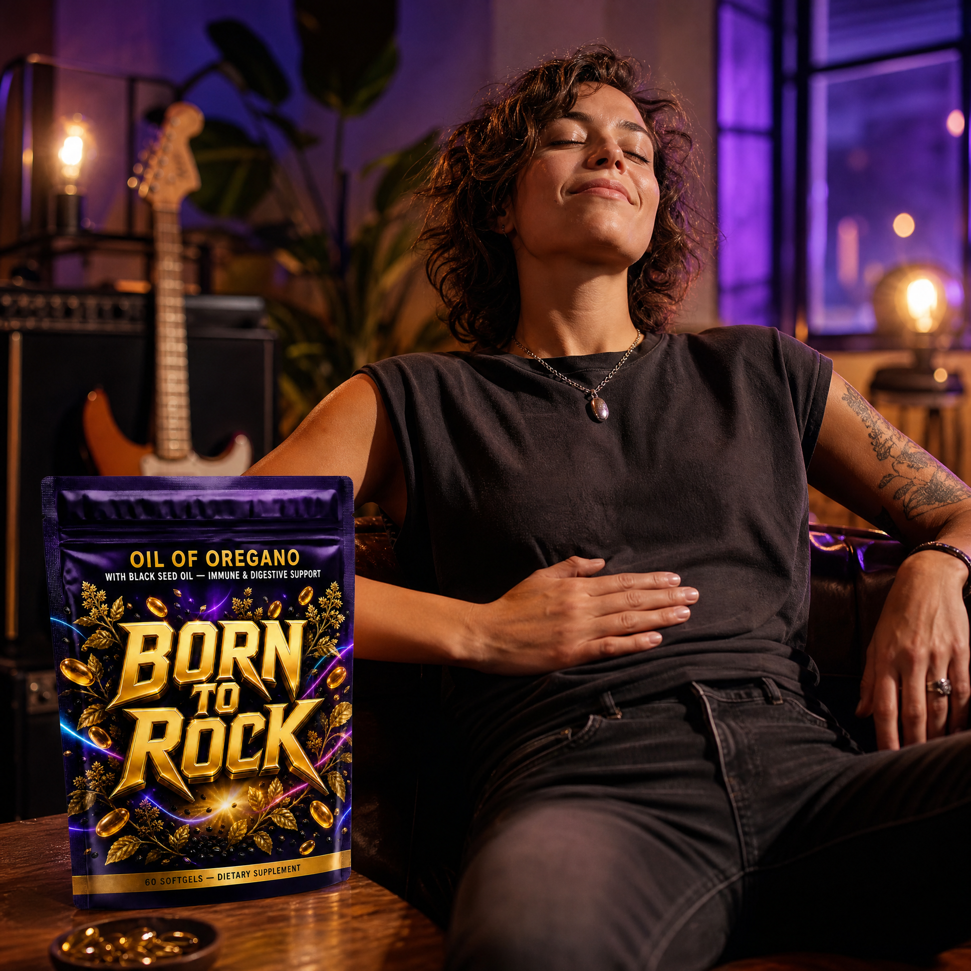 Born to Rock oil of oregano — b04 calmer gut