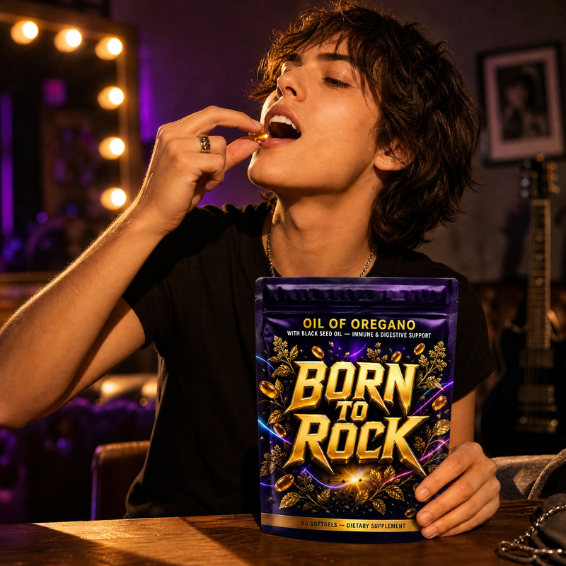 Born to Rock oil of oregano — b08 no junk no fillers