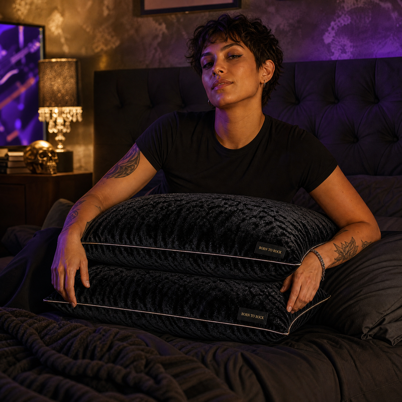 Born to Rock pillows — b05 Sold as a Pair, Because One Pillow Is a Half-Measure
