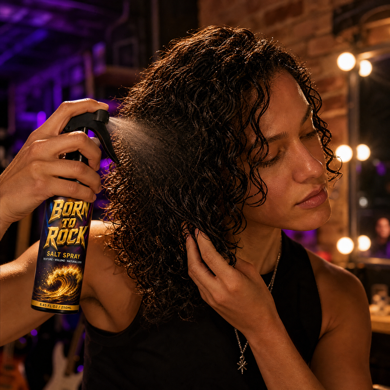 Born to Rock salt spray — b06 Castor Oil Locks Moisture Into Every Strand