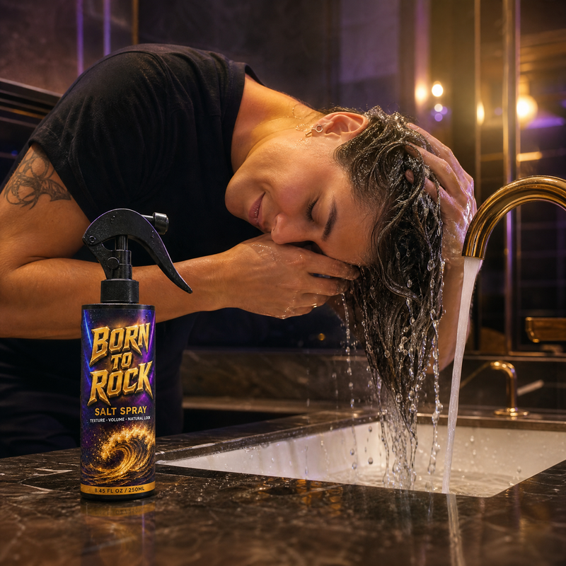 Born to Rock salt spray — b07 Washes Out Easy — Change Your Mind Anytime