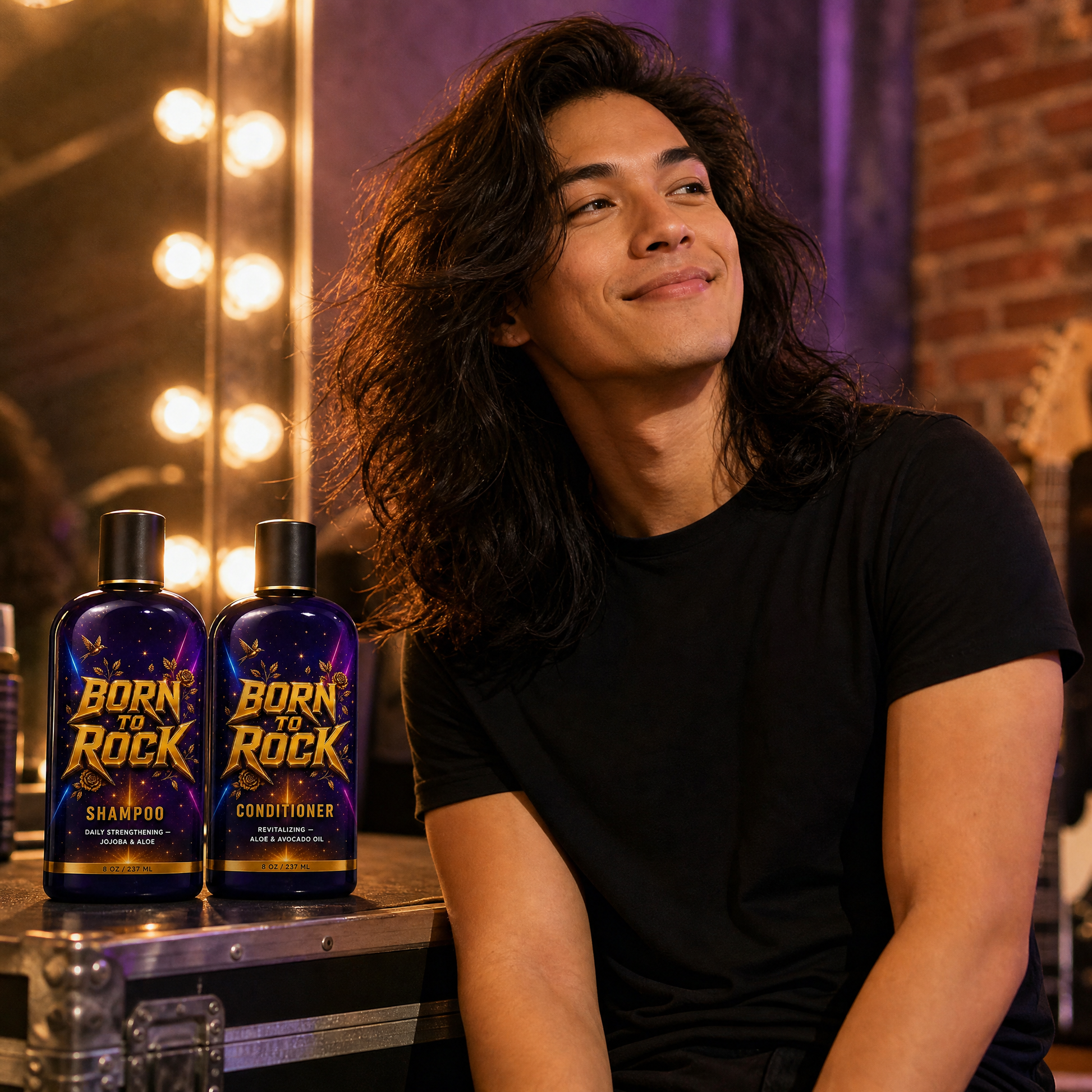 Born to Rock shampoo conditioner — b09 Good Hair Days Build Confident Humans