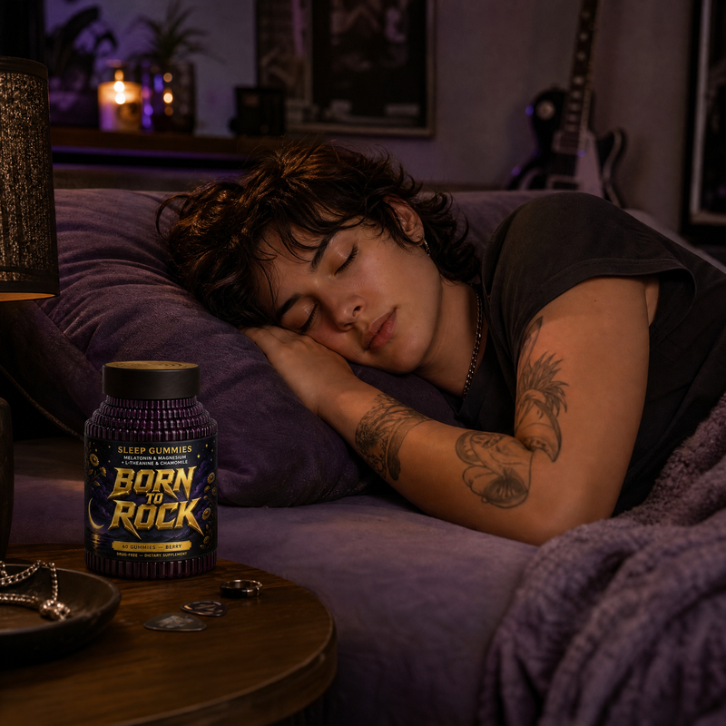 Born to Rock sleep gummies — b05 Non-Habit-Forming — Your Sleep Stays Yours